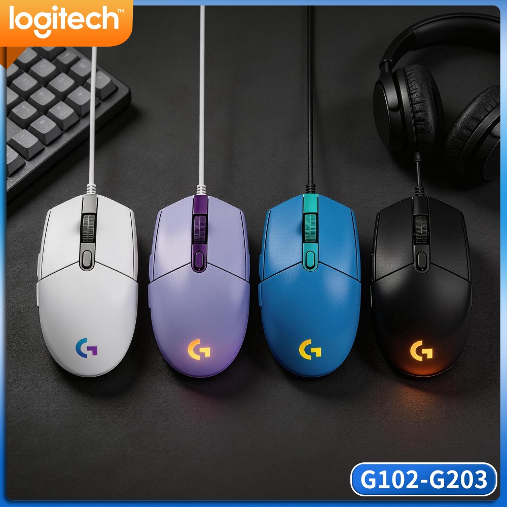 Esports Gaming Tournaments - Logitech G102 Oyuncu Mouse'u, HERO 8000