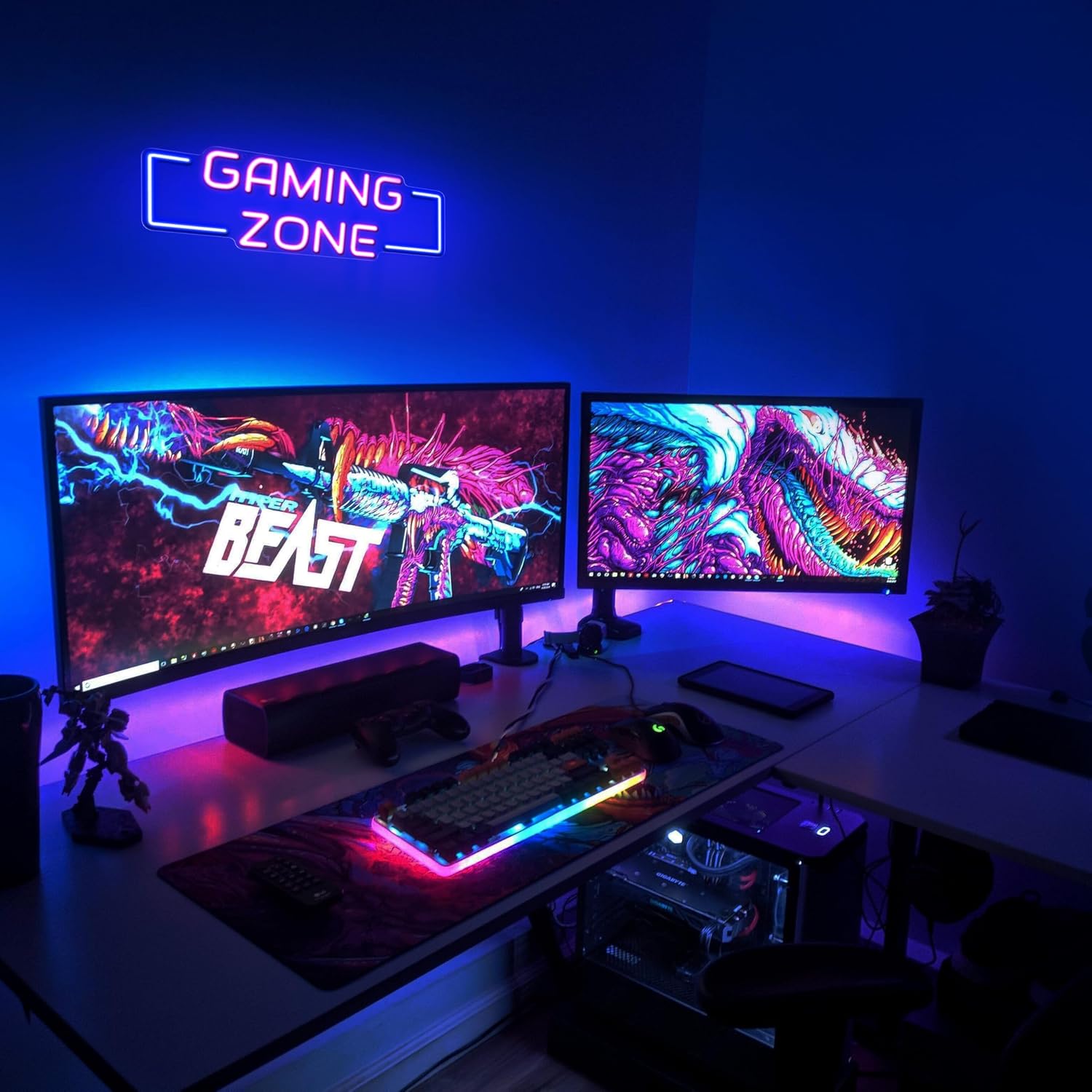 Oyun Alanı Neon Tabelası USB L - Esports Gaming Room incelemesi ve fiyatı