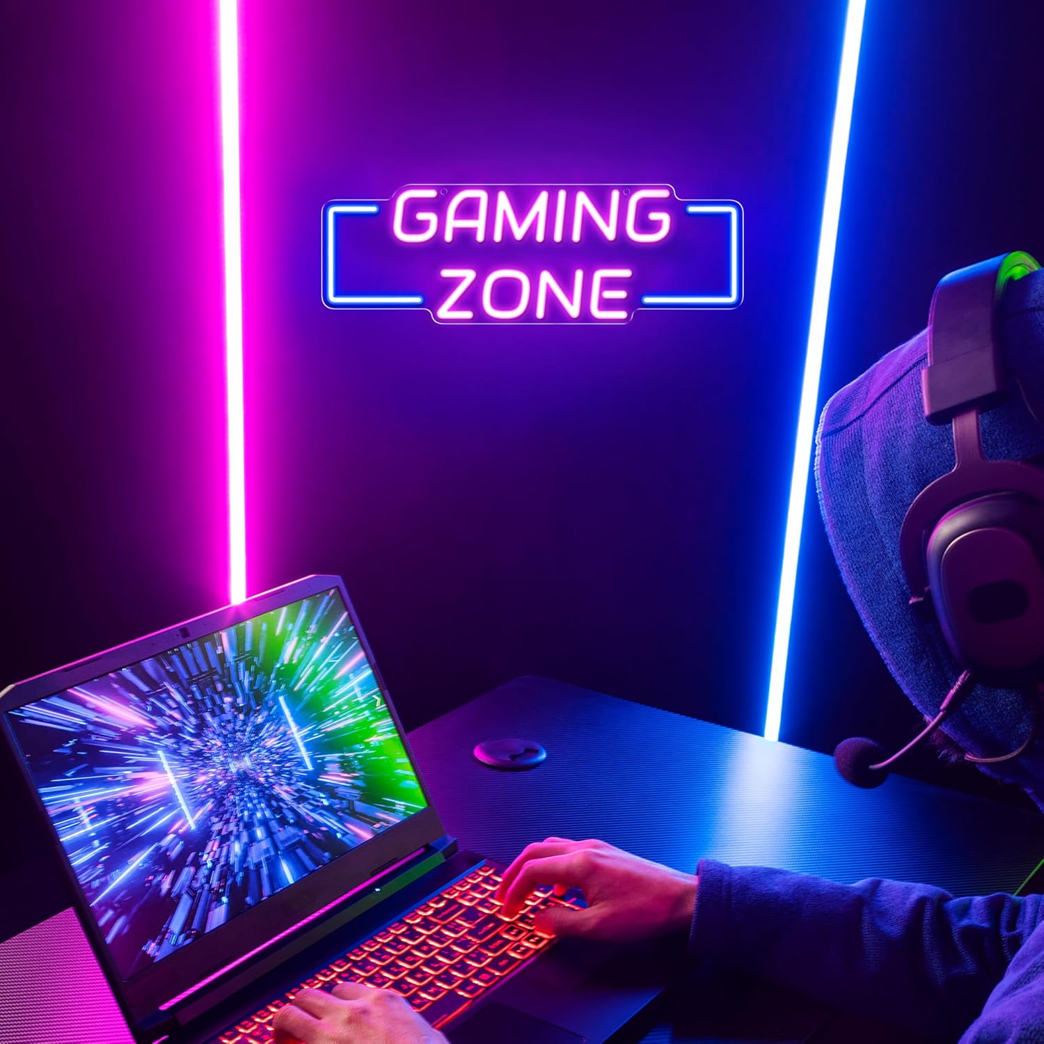 Oyun Alanı Neon Tabelası USB L - Esports Gaming Room incelemesi ve fiyatı