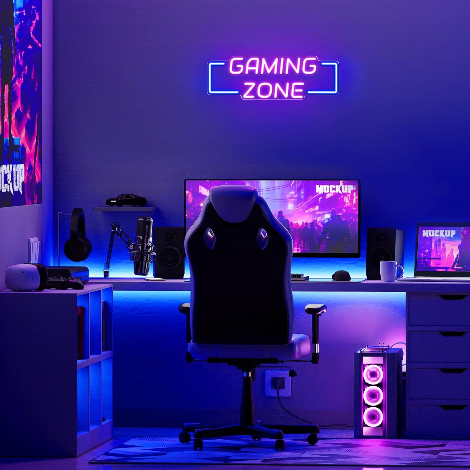 Oyun Alanı Neon Tabelası USB L - Esports Gaming Room incelemesi ve fiyatı