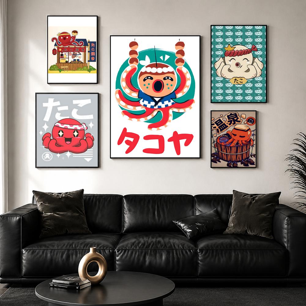 Sevimli Takoyaki Posteri Duvar - Esports Gaming Room incelemesi ve fiyatı