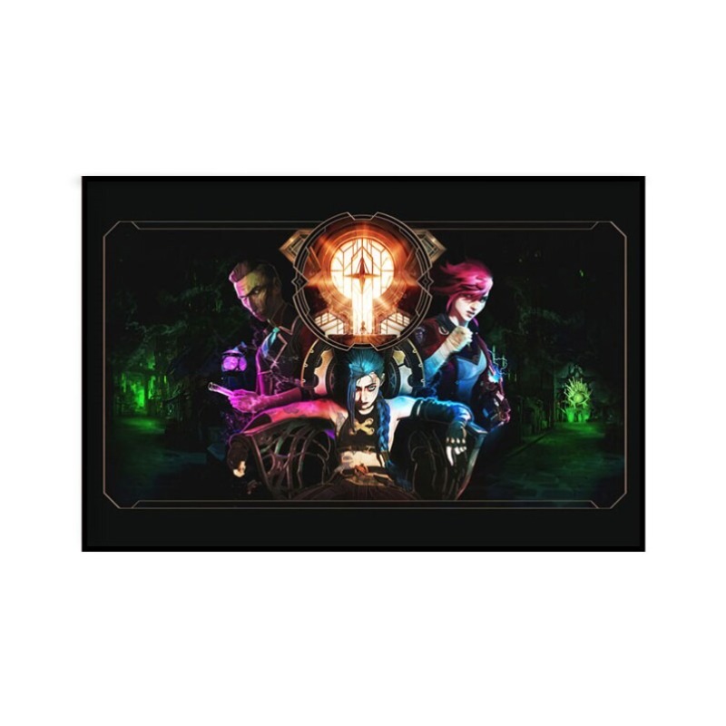 Arcane Jinx Yakın Çekim Poster - Esports Gaming Room incelemesi ve fiyatı