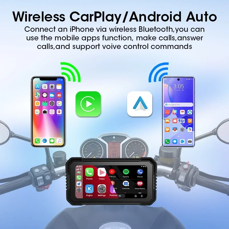 6.25 inç Motosiklet Carplay Ek - Dual Monitor Stand incelemesi ve fiyatı